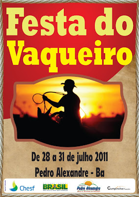 Pedro Alexandre: Festa do Vaqueiro começa nesta quinta-feira.