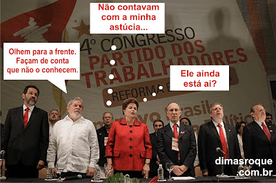 Enquanto isso no Congresso do PT...