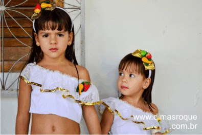 Lís e Lara Roque neste Carnaval.