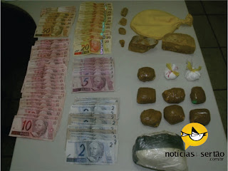 Traficante foi preso em Aracaju transportando drogas.