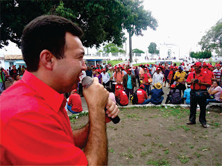 Deputados, Heleno Silva e João Daniel, estiveram presentes na Marcha dos Sem Terra em Aracaju.