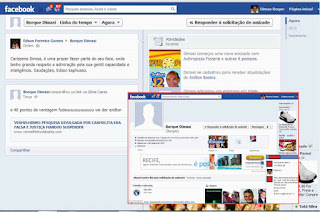 Perfis falsos em nome de Dimas Roque foram criados nas redes sociais.