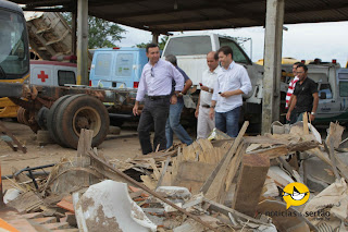 Heleno Silva visita repartições da Prefeitura e encontra a desordem instalada.