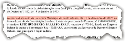 ALGUÉM MENTIU PARA O PREFEITO OU NÃO?