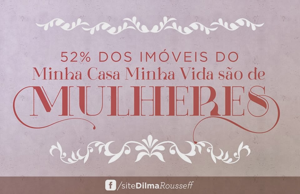 52% dos imóveis do Mina Casa, Minha Vida, são de mulheres.