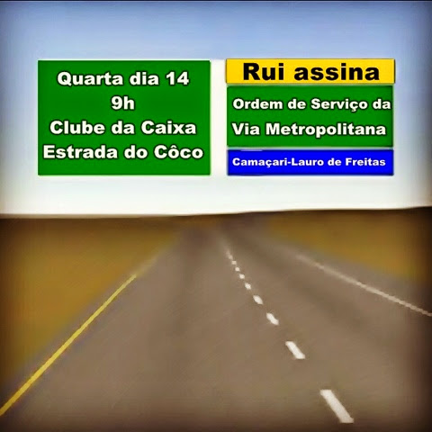 Via Metropplitana, ordem de serviço sai nesta quarta, 14.