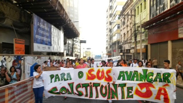 Em defesa do SUS.