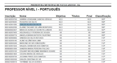 VEREADOR OZILDO FOI APROVADO NO CONCURSO