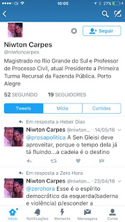 Juiz que proibiu registro de voto de Dilma já postou comentários contra Petistas no Twitter.