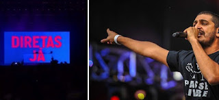 Em show da virada, Criolo começa 2017 pedindo 
