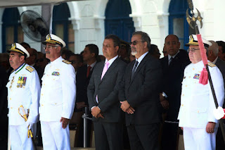 Rui participa da passagem de comando do 2º Distrito Naval.