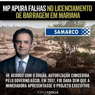 Aécio aprovou licença de mineradora sem o Projeto Executivo.