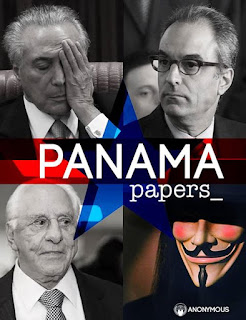 Anonymous vaza documentos que implica Temer e boa parte dos políticos no atual governo.