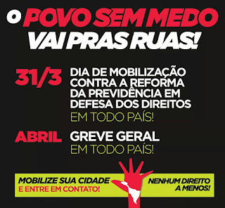 Povo sem Medo vai as ruas do Brasil.