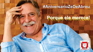 No dia do seu aniversário, Zé de Abreu milita nas redes.