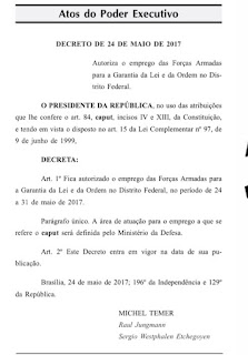 NOTA DE REPÚDIO AO DECRETO PRESIDENCIAL.