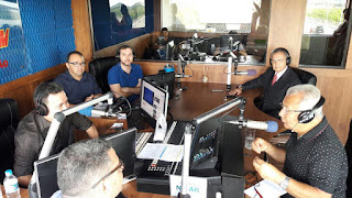 Em programa de Heleno Silva, o Governador Jackson Barreto desfiou um rosário de obras feitas e que vão acontecer no estado.