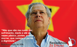 Na resistência com Zé Dirceu e a militância. (Por Fernando Neto)