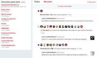 Tag #NaoDesistoDeZeDirceu alcançou o topo de menções no Twitter hoje.