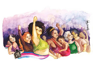 Lidice da Mata, Moema Gramacho e Alice Portugal lançam movimento de mulheres em defesa da democracia.