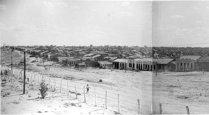 O muro que dividiu a cidade na Bahia.