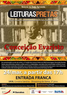 Leituras Pretas, dramatização e debate acontece neste sábado em Salvador.