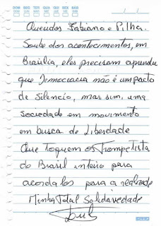Lula: Cartas da prisão