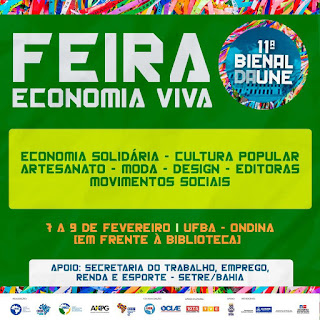 Feira de economia solidária integra programação da 11ª Bienal de UNE