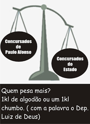 DEPUTADO LUIZ DE DEUS USA UM PESO E DUAS MEDIDAS