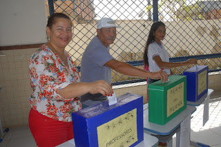 Chapas realizam campanha para a eleição do Colegiado Escolar nas escolas estaduais