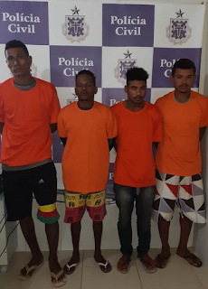 Quatro são presos durante operação no interior