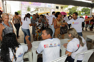 A Feira Cidadã leva serviços à população de várias regiões do estado