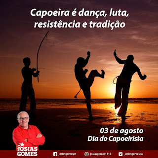 Capoeira é patrimônio cultural imaterial brasileiro e da humanidade (Por Josias Gomes)