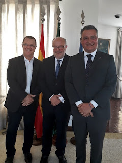 Presidente do Consórcio do Nordeste se reúne com embaixadores da Itália e da Espanha