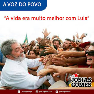 O povo brasileiro reconhece os méritos do governo Lula e a sua figura humana