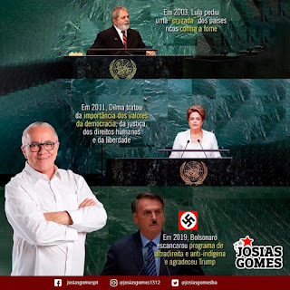 Bolsonaro fez do seu discurso na ONU uma diarréia mental