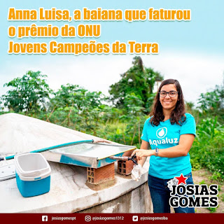 Anna Luisa, a baiana que faturou o prêmio da ONU 