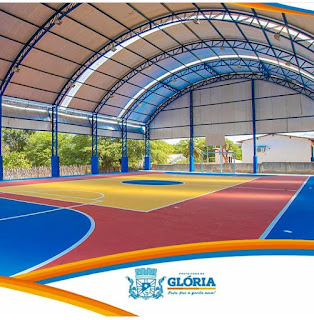 Glória: mais uma quadra poliesportiva na Agrovila 01 do Projeto Jusante será inaugurada dia 12