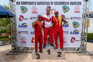 Bombeiro baiano ganha seis medalhas em Campeonato de Salvamento