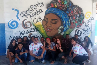 Pichação e Arte em Escola de Glória na Bahia