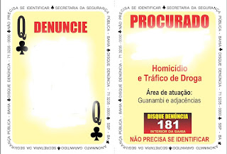 Capturado Dama de Paus do Baralho do Crime da SSP