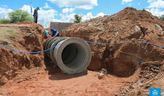 Prefeitura de Glória realiza terceira etapa das obras de melhoria da drenagem pluvial no Bairro Santo Antônio