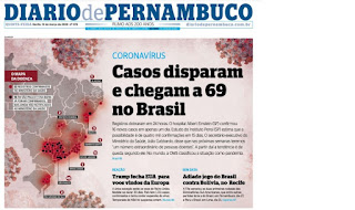 Leia o Jornal Diário de Pernambuco de hoje, 12.03.2020.