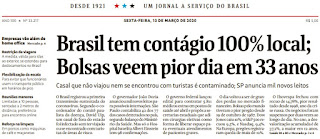 Leia o Jornal Folha de São Paulo do dia 13.03.2020
