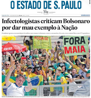 Leia o Jornal Estadão do dia 16.03.2020