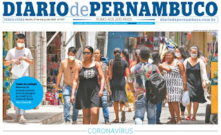 Leia o Jornal Diário de Pernambuco do dia 17.03.2020