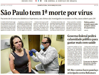 Leia o Jornal Folha de São Paulo do dia 18.03.2020