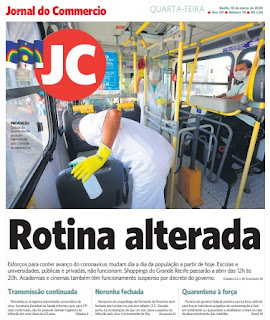 Leia o Jornal do Commércio do dia 18.03.2020