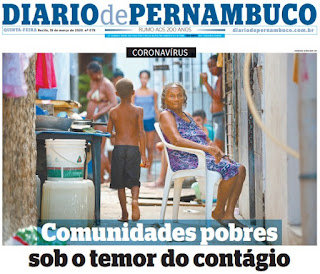 Leia o Jornal Diário de Pernambuco do dia 19.03.2020
