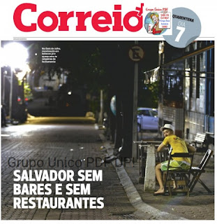 Leia o Jornal Correio da Bahia do dia 24.03.2020